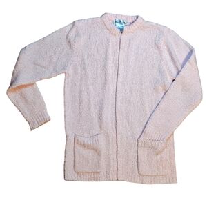 Partners by Mervyn's Vintage 80's 90's Light Pink Cardigan Sweater
